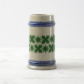 Pine Snowflakes Stein Bierglas (Mittel)