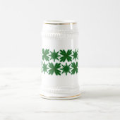 Pine Snowflakes Stein Bierglas (Mittel)