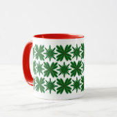 Pine Snowflakes Tasse 11oz. (Vorderseite Links)