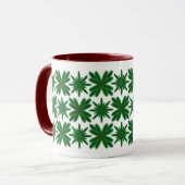 Pine Snowflakes Tasse 11oz. (Vorderseite Links)