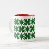 Pine Snowflakes Tasse 11oz. (Vorderseite Links)