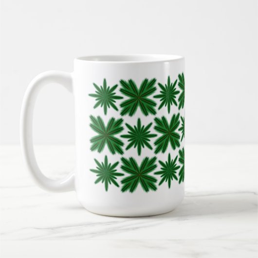 Pine Snowflakes Tasse 15oz. (Links)