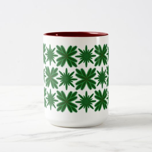 Pine Snowflakes Tasse 15oz. (Mittel)