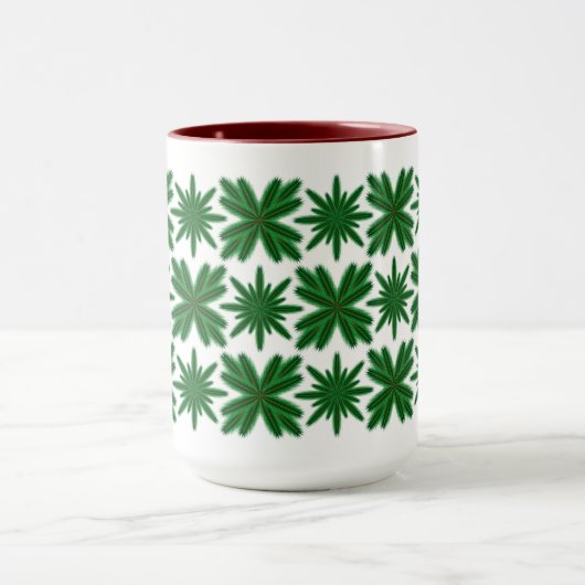 Pine Snowflakes Tasse 15oz. (Zentrum)
