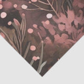 Pine & Soft Pink Berries Festmuster Seidenpapier (Ausschnitt)