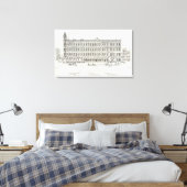 Pine South side Davis und Front Leinwanddruck (Insitu (Schlafzimmer))