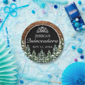 Pine Tiara Quinceañera Pappteller (Party)
