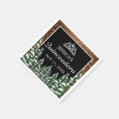 Pine Tiara Quinceañera Serviette (Ecke)