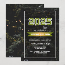 Pine Tree 2025 Neujahrsfest Einladung