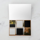 Pine Tree 5 Image Holiday Card Karte (Innenseite)