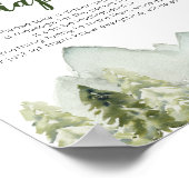 Pine Tree Adventure Baby Dusche Spate Night Diaper Poster (Ecke)