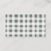 Pine Tree Adventure Baby Dusche Wie viele Undies Begleitkarte (Rückseite)