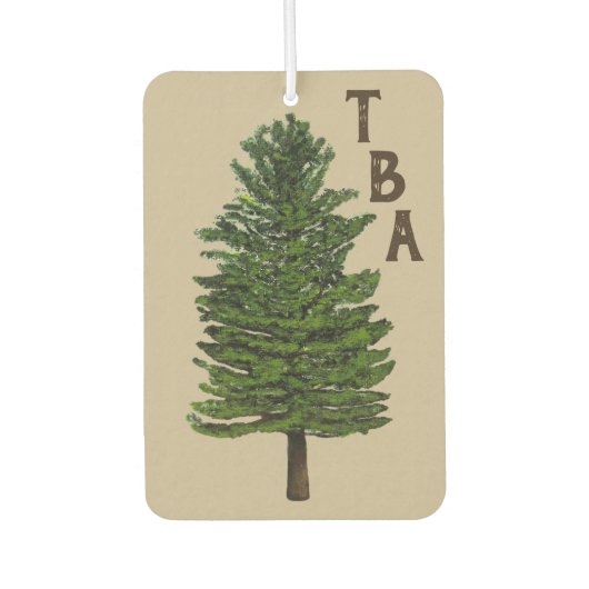 Pine Tree Air Freshener Autolufterfrischer (Vorderseite)