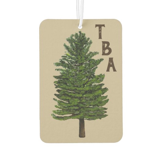 Pine Tree Air Freshener Autolufterfrischer (Rückseite)