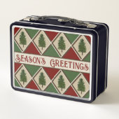 Pine Tree and Harlequin Lunch Box (Rückseite)