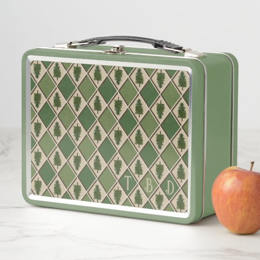 Pine Tree and Harlequin Lunch Box (Beispiel)