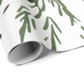 Pine Tree and Pinecones Pattern Geschenkpapier (Rolleneckpunkt)