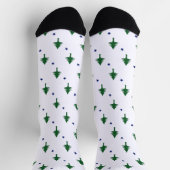 Pine tree and star 1901 Fahne des Maine-Staat Socken (Oben)