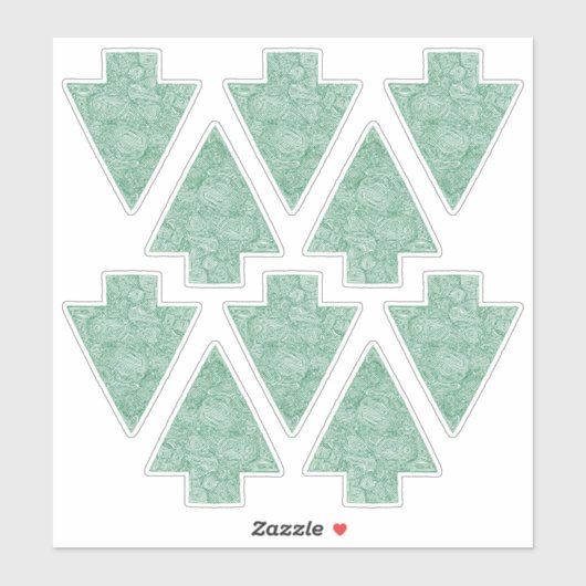 Pine Tree Aufkleber (Blatt)