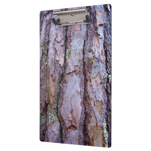 Pine Tree Bark Clipboard Klemmbrett (Links)