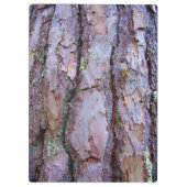 Pine Tree Bark Clipboard Klemmbrett (Rückseite)