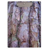 Pine Tree Bark Clipboard Klemmbrett (Vorderseite)