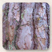 Pine Tree Bark Hard Plastic Untersetzer (Vorderseite)