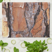 Pine Tree Bark Kitchen Handtuch (Gefaltet)
