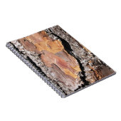 Pine Tree Bark Notebook Notizblock (Rechte Seite)