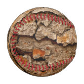 Pine Tree Bark Texture Baseball (Vorderseite Links)