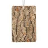 Pine Tree Bark Texture Carved Maple Autolufterfrischer (Rückseite)