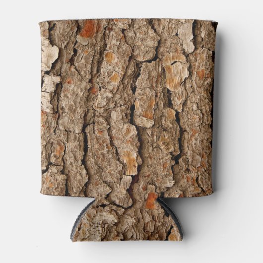 Pine Tree Bark Texture Dosenkühler (Vorderseite)