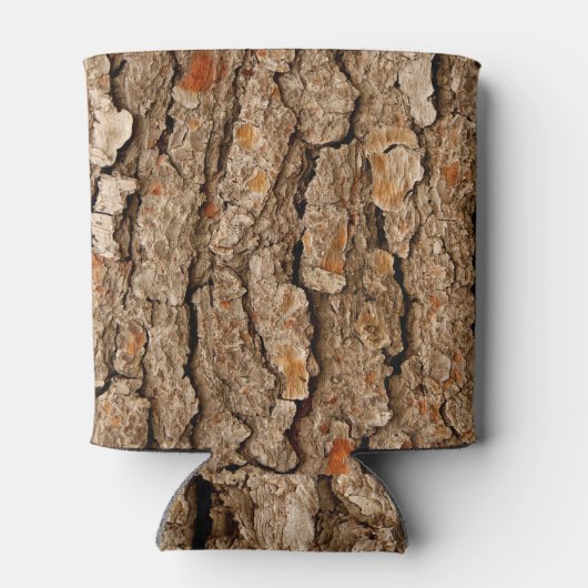 Pine Tree Bark Texture Dosenkühler (Rückseite)