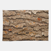 Pine Tree Bark Texture Geschirrtuch (Horizontal)