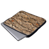 Pine Tree Bark Texture Laptopschutzhülle (Vorne Knopf)