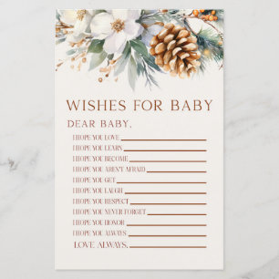 Pine Tree Blumenwünsche für Babydusche