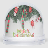 Pine Tree Branches Candy, Our First Christmas Schneekugeln (Rückseite)