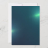 Pine Tree Branches Christmas Company Part Einladung (Rückseite)