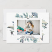 Pine Tree Branches Foto SAASON'S GREETINGS (Vorderseite)