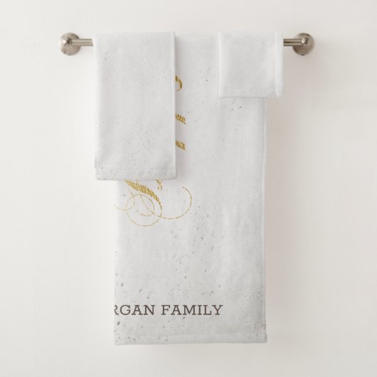 Pine Tree Branches Schnee Weihnachten Badhandtuch Set (Insitu)