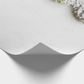 Pine Tree Branches Schnee Weihnachten Geschenkpapier (Ecke)