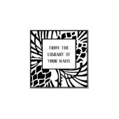 Pine Tree Buchzeichen Gummistempel (Prägung)