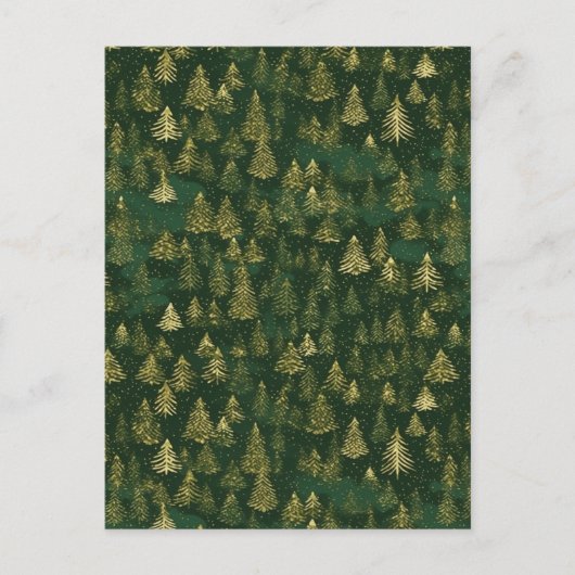 Pine Tree Chiyogami Postkarte (Vorderseite)