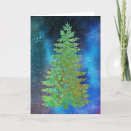 Pine Tree Christmas Card Karte