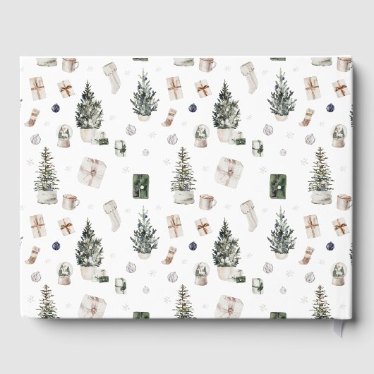 Pine Tree Christmas Gästebuch (Rückseite)