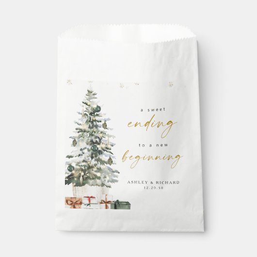 Pine Tree Christmas Gastgeschenk Hochzeit Bag Geschenktütchen (Vorderseite)