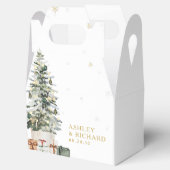 Pine Tree Christmas Gastgeschenk Hochzeit Boxes Geschenkschachtel (Geöffnet)