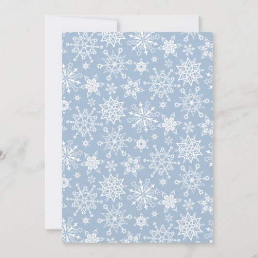 Pine Tree Christmas Holiday Open House Einladung (Rückseite)