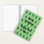 Pine Tree Christmas Sketchbook Notizblock (Innen)