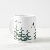 Pine Tree Coffee Tasse (Vorderseite Links)